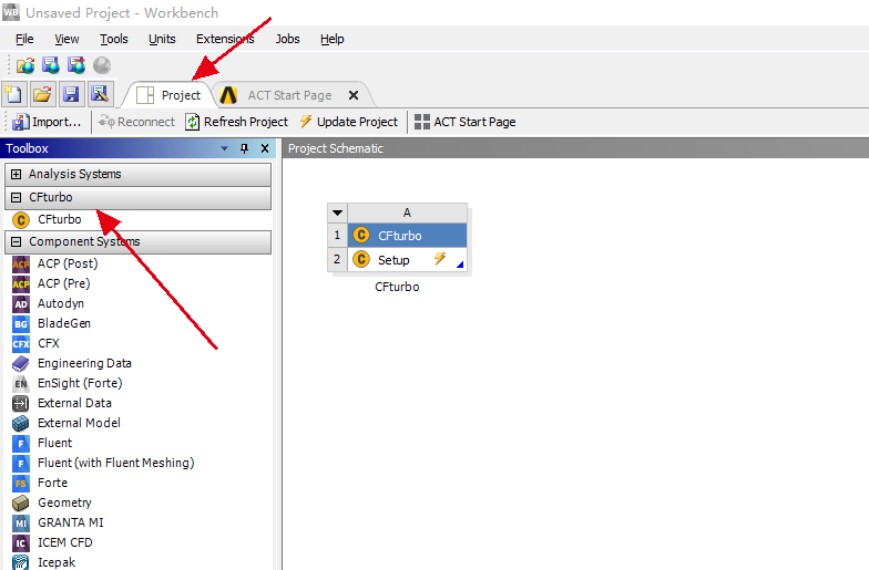 ANSYS Workbench关联Cfturbo教程